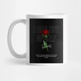 I can by myself flowers Mug